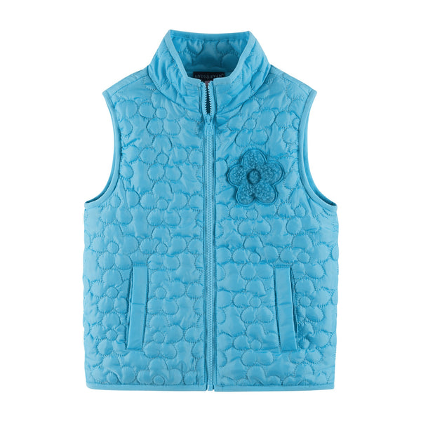 kids-quilted-vest-aqua-floral Sophia's StyleVest-1